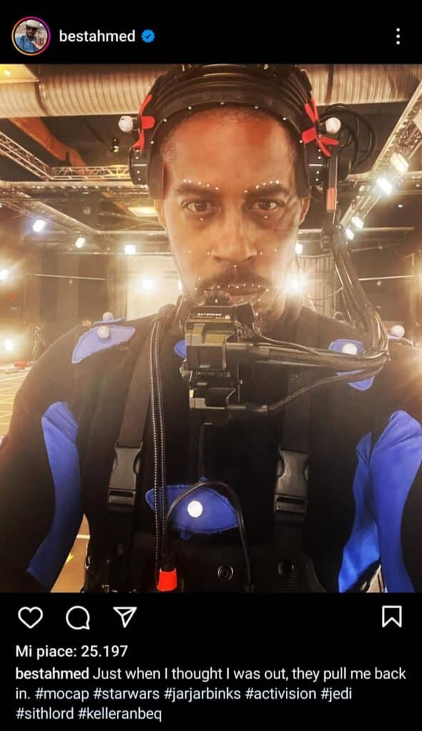 Il post di Ahmed Best