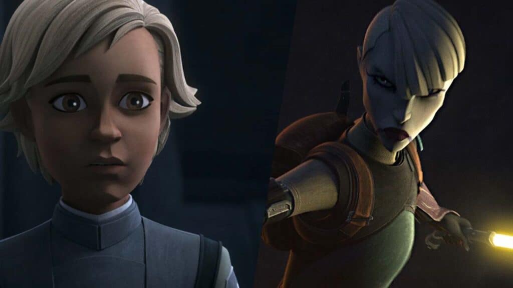Omega e Asajj Ventress