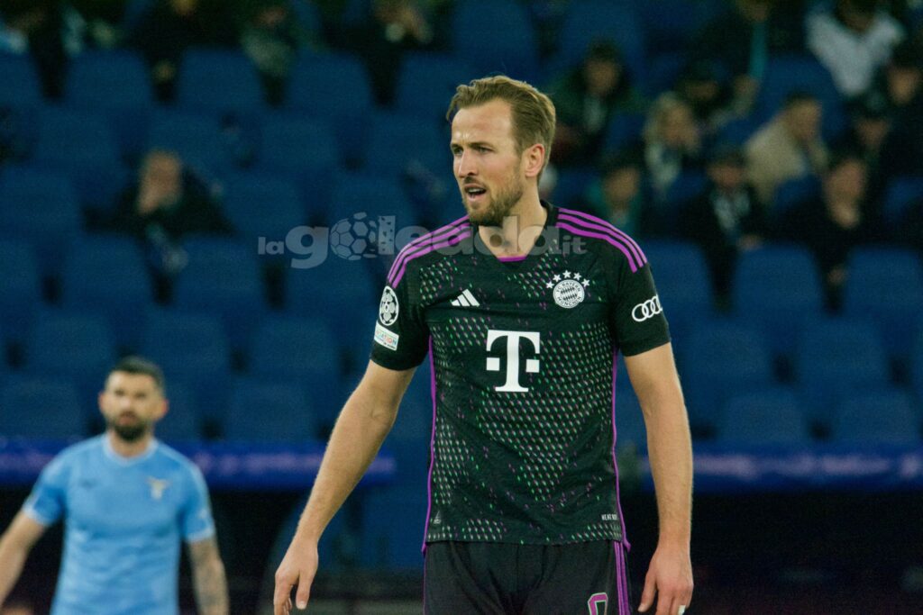 Champions League, Harry Kane durante Lazio-Bayern. Foto di Pasquale Golia per lagoleada.it (RIPRODUZIONE RISERVATA)