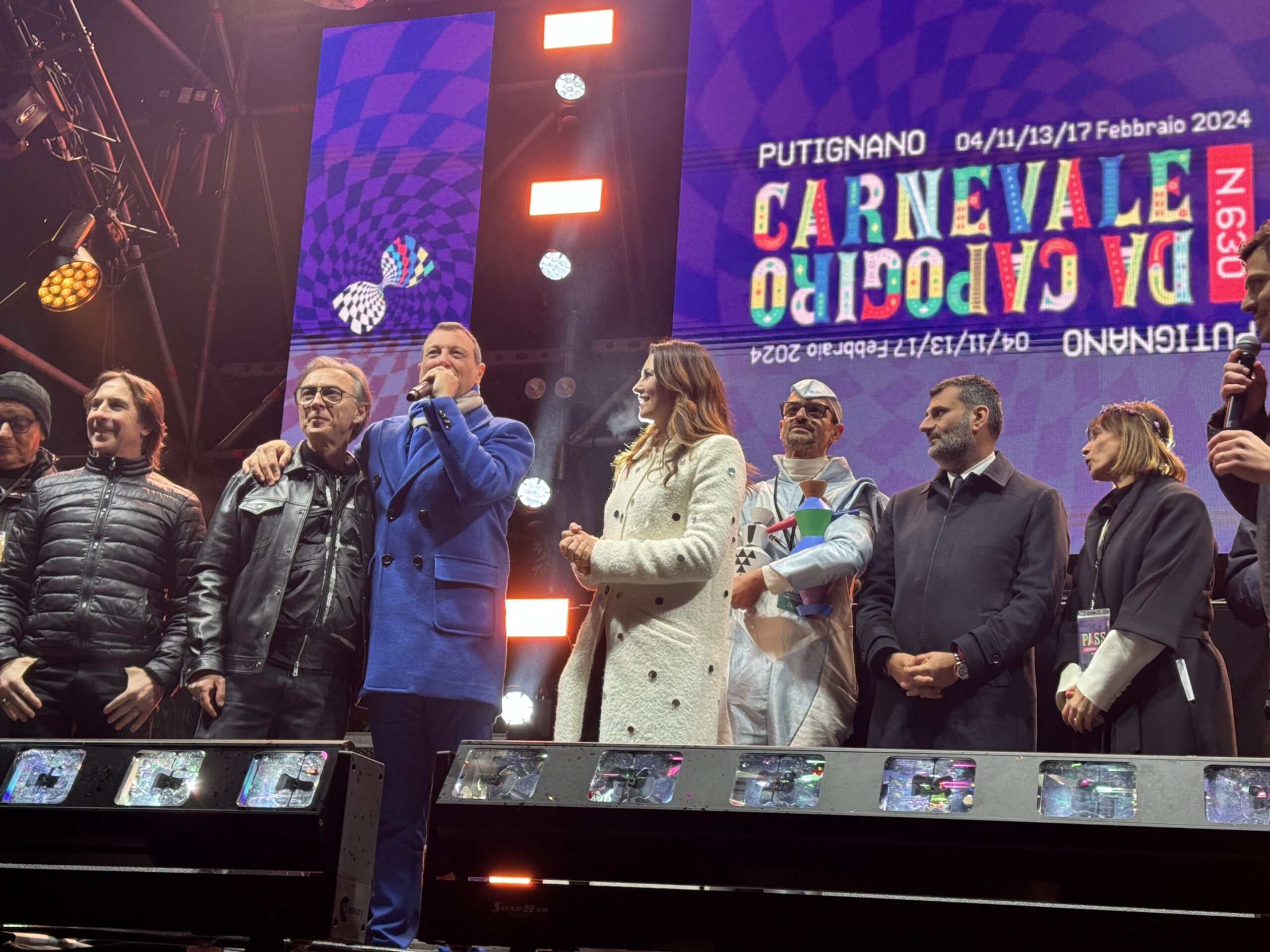 Putignano. Amadeus e Giovanna Civitillo al Closing party di un Carnevale da record