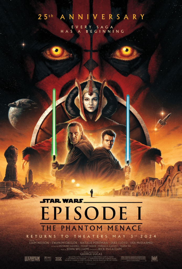 Il nuovo poster del 25esimo anniversario di Episodio I