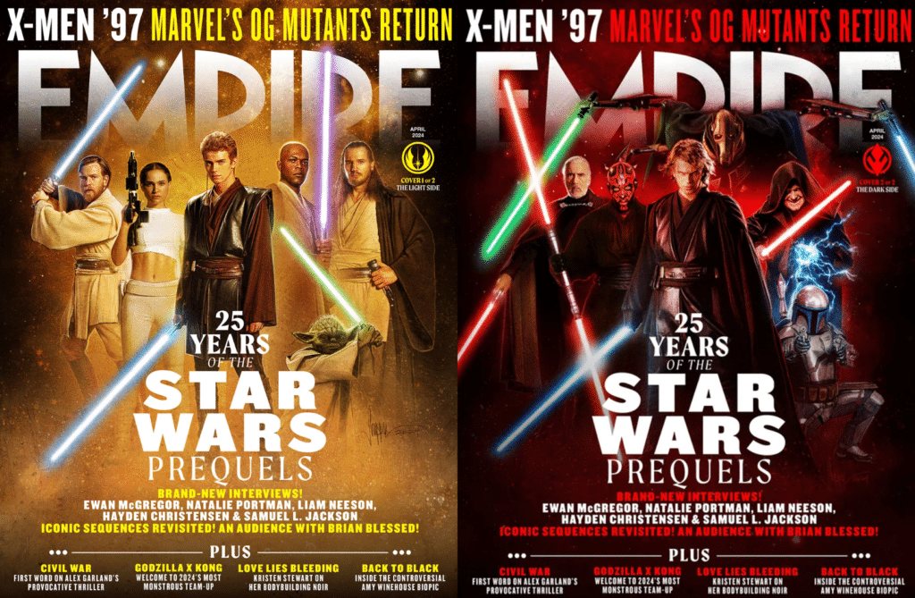Le cover di Empire Magazine