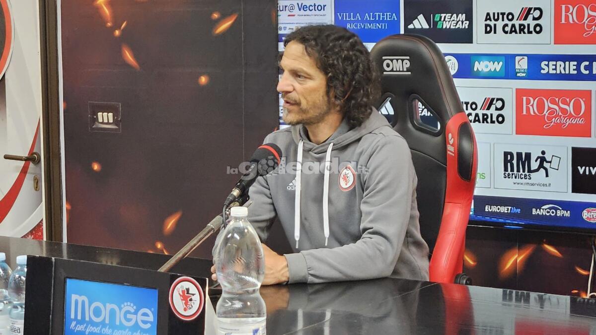 Foggia, Cudini: "Domani gara importante. Questa squadra..." - Immagine in evidenza: mister Mirko Cudini - crediti: foto di Mario Mescia/lagoleada.it (RIPRODUZIONE VIETATA)