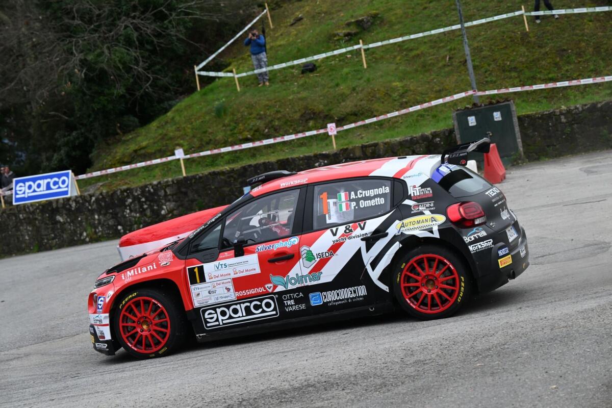 CRUGNOLA-OMETTO DOMINANO IL 47° RALLY IL CIOCCO - 
