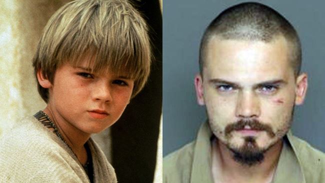 Jake Lloyd in Star Wars e nel 2015.