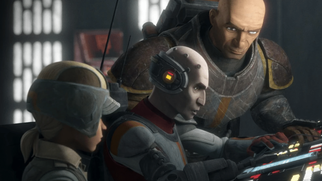 Echo, Omega e Wrecker su Barton IV