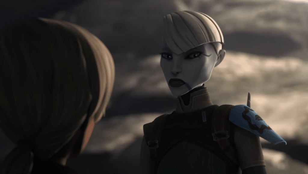 Ventress e Omega nella puntata