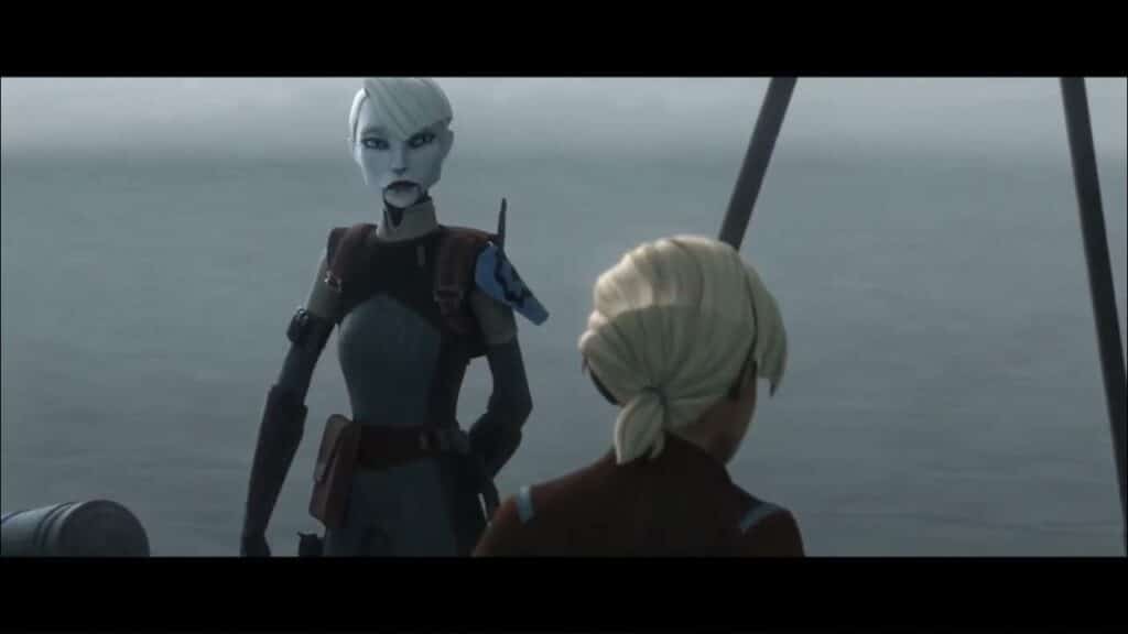 Omega e Ventress al largo di Pabu