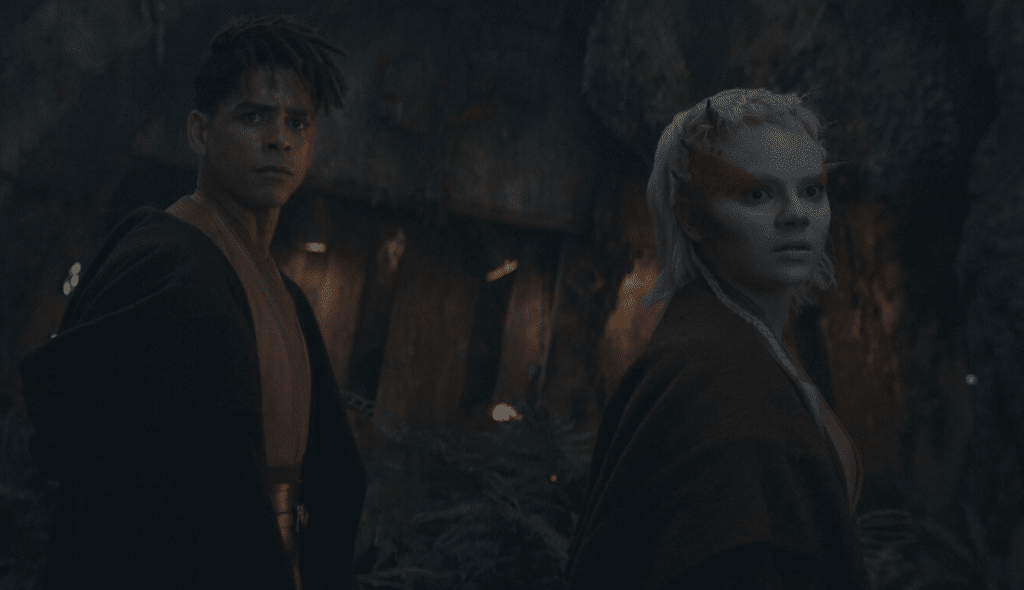 Yord Fandar e la padawan Jecki Lon