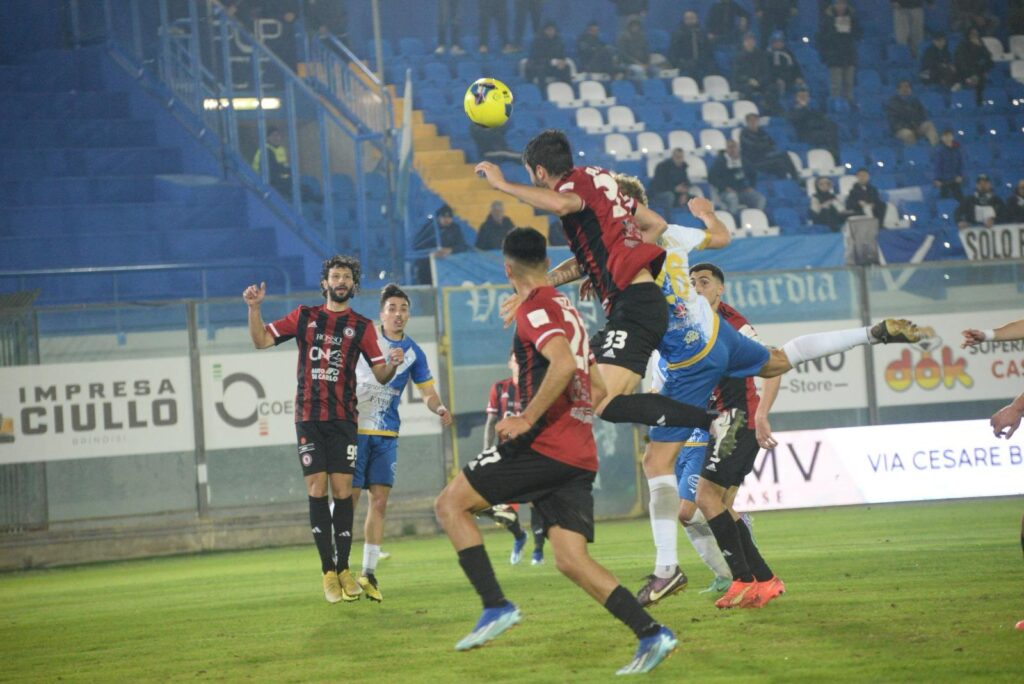 Immagine in evidenza: uno scatto di Brindisi-Foggia (Serie C - girone C 2023/24) - crediti: foto di Federico Antonellis/Calcio Foggia 1920