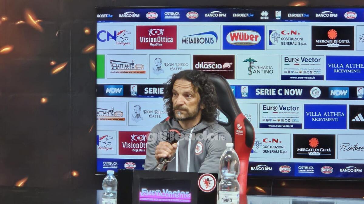 Foggia, Cudini: "Non siamo stati all'altezza. Mi assumo..." - Immagine in evidenza: mister Mirko Cudini - crediti: foto di Mario Mescia/lagoleada.it (RIPRODUZIONE VIETATA)