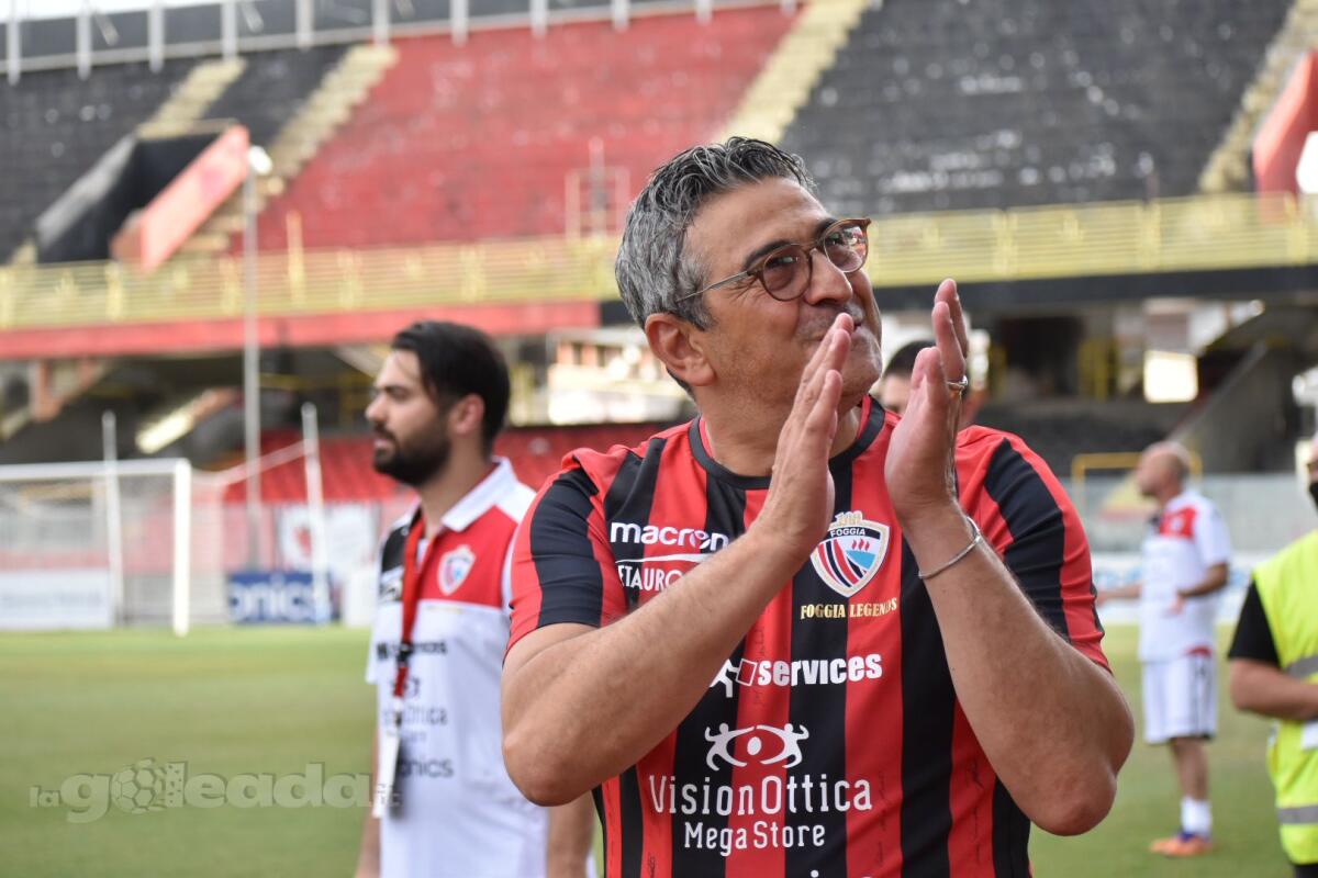 Foggia, Padalino: "Il ritorno di Cudini ha riequilibrato le cose" - Immagine in evidenza: Pasquale Padalino al Foggia Legends - crediti: foto di Luigia Spinelli per lagoleada.it (RIPRODUZIONE VIETATA)