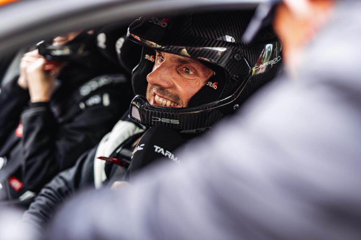 Michał Streer al volante della Toyota Yaris nel Campionato Italiano - 