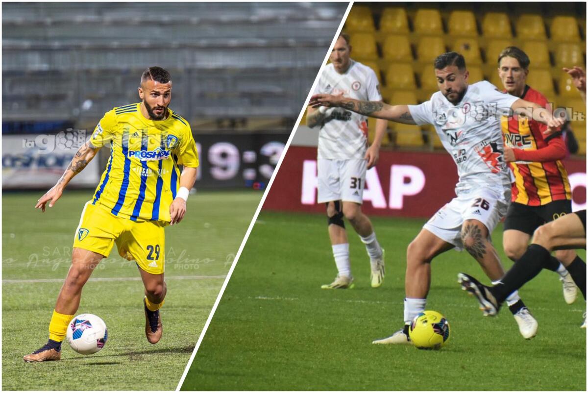 Foggia-Cerignola, il derby dei fratelli Tascone. Il papà: "Orgoglioso di voi" - Mattia e Simone Tascone, foto di Sara Angiolino e Luigia Spinelli per lagoleada.it - riproduzione riservata