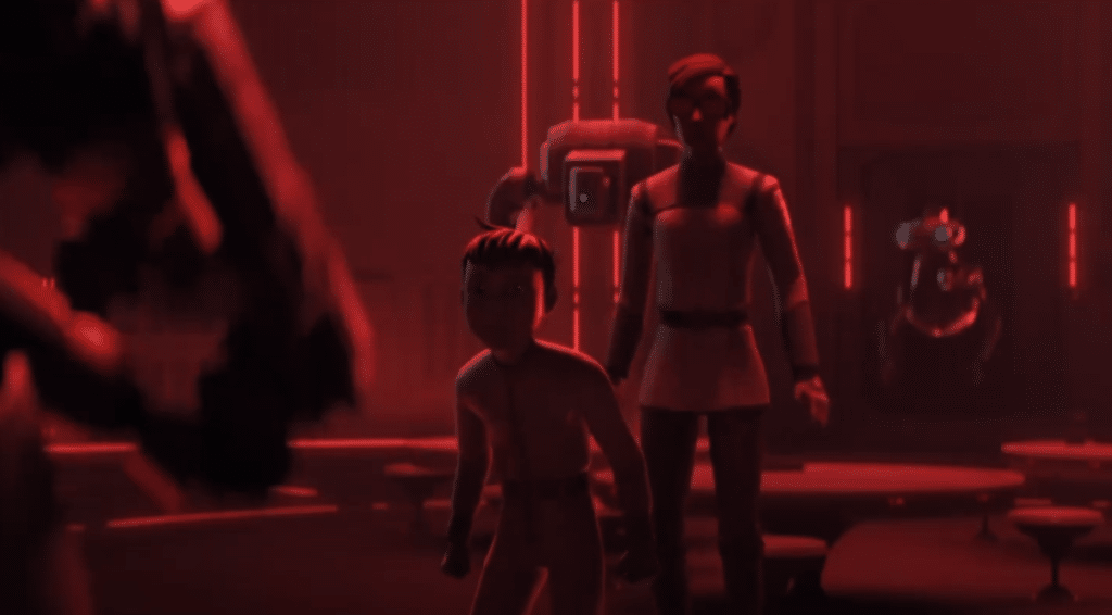 Il piccolo Jax tenta di fuggire