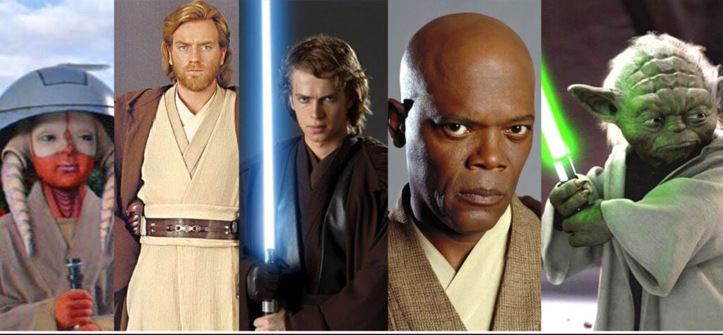 I sei ranghi dell'Ordine Jedi