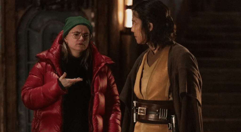 Sol e Leslye Headland sul set
