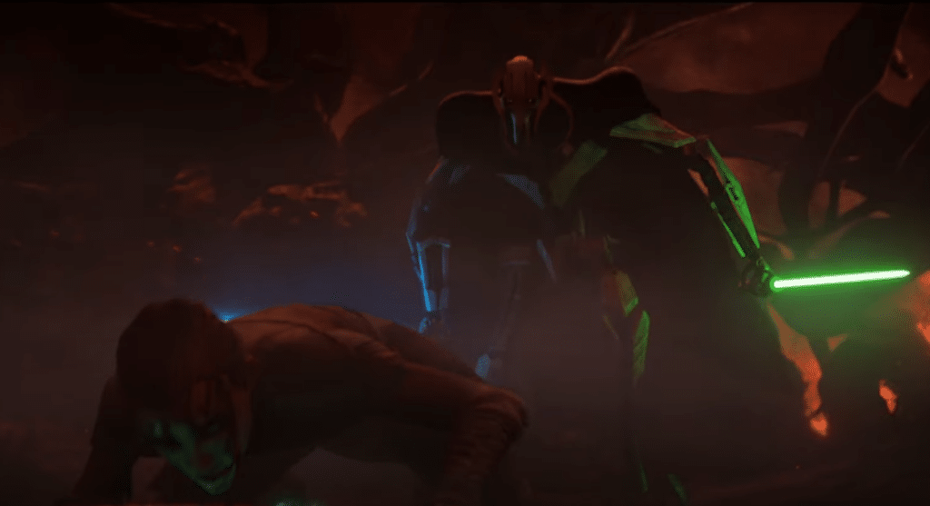 Grievous e Morgan nel trailer