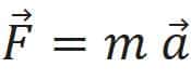 La Seconda Legge di Newton (forma vettoriale).