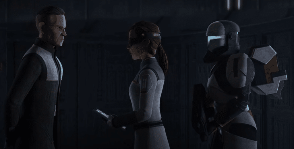 Emerie Karr parla con Hemlock