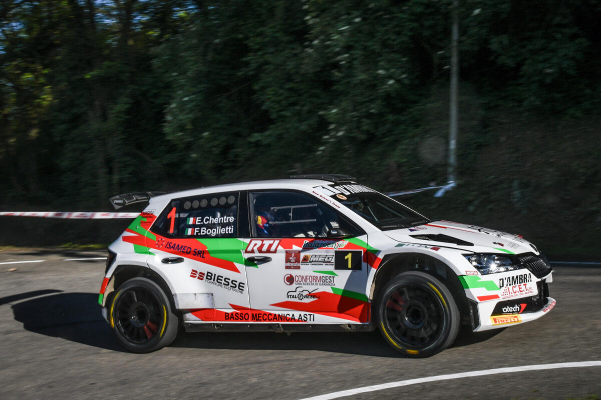 CHENTRE E BOGLIETTI SULLA SKODA FABIA VINCONO  L’OTTAVO RALLY “IL GRAPPOLO” - 