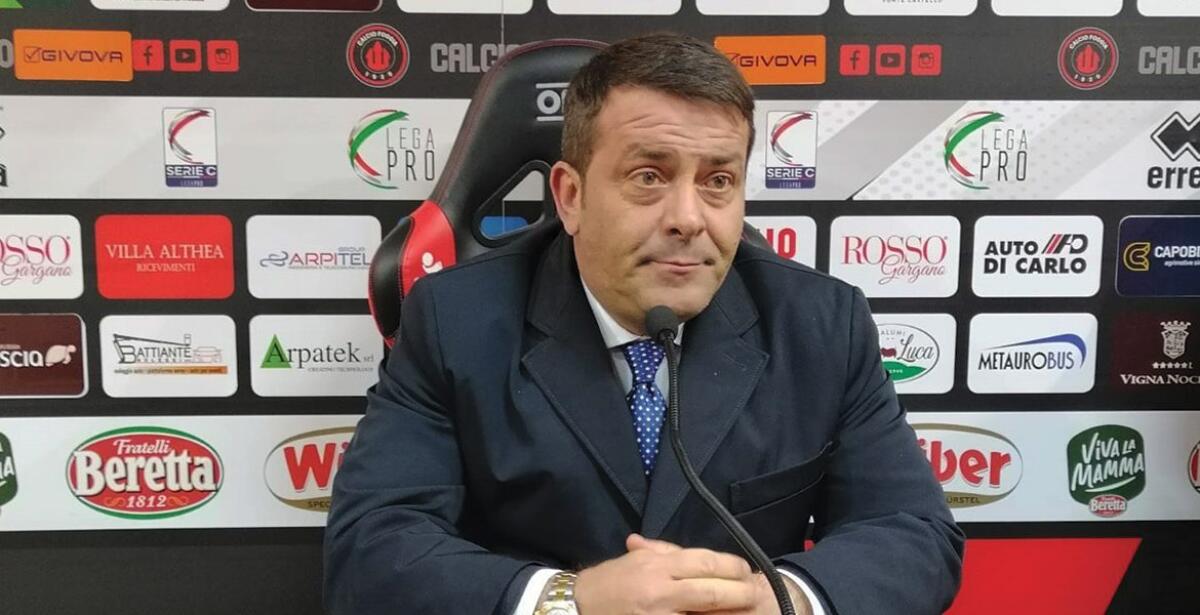 ULTIM'ORA | Il Comune di Foggia chiede un incontro a Canonico - Immagine in evidenza: il presidente del Foggia, Nicola Canonico - crediti foto: sito ufficiale Calcio Foggia 1920