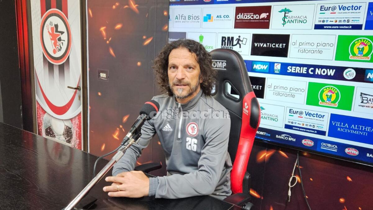Cudini: "Annata un po' tribolata. Il mio futuro? Credo che..." - Immagine in evidenza: mister Mirko Cudini - crediti: foto di Mario Mescia/lagoleada.it (RIPRODUZIONE VIETATA)