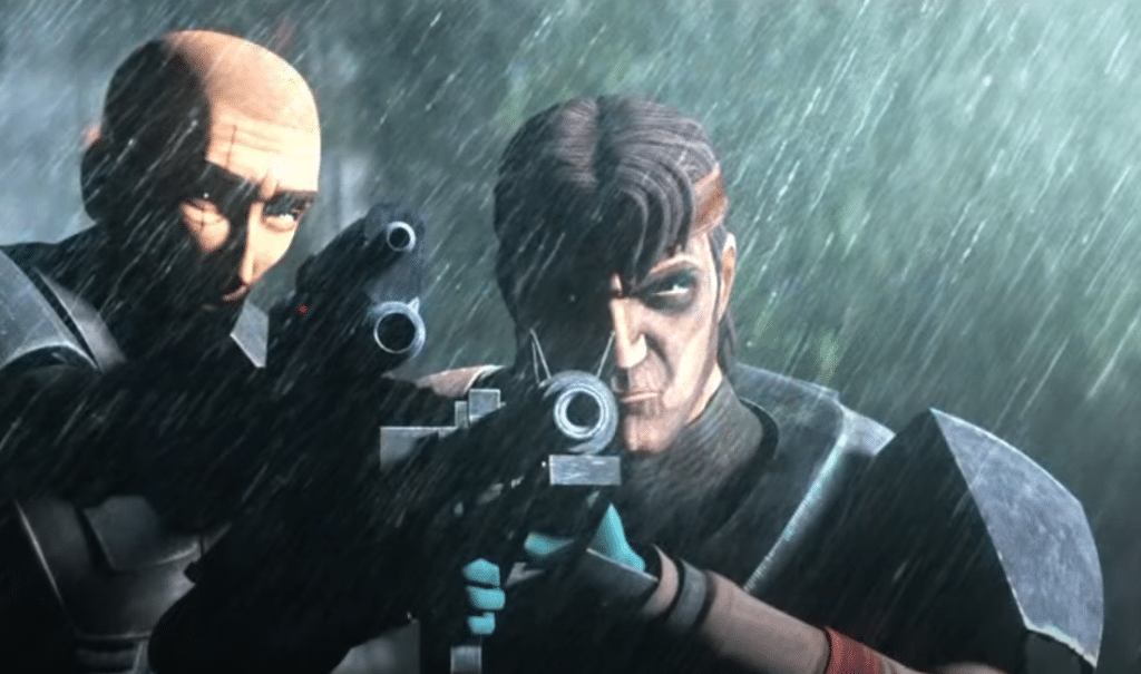 Hunter e Crosshair contro Hemlock