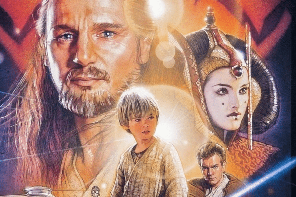 Parte del poster storico di Episodio I: La Minaccia Fantasma