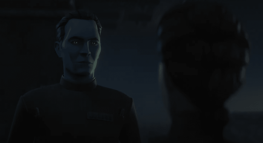 L'Ammiraglio Thrawn con Morgan Elsbeth