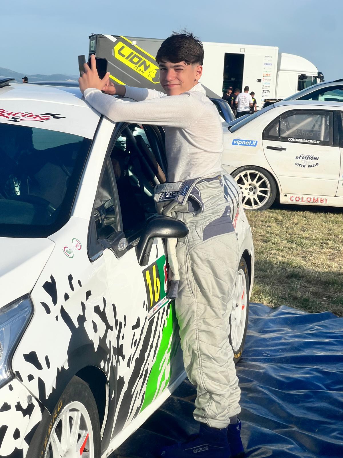 Il 15enne Giuseppe Troiano Jr ci prova nei Rally - 