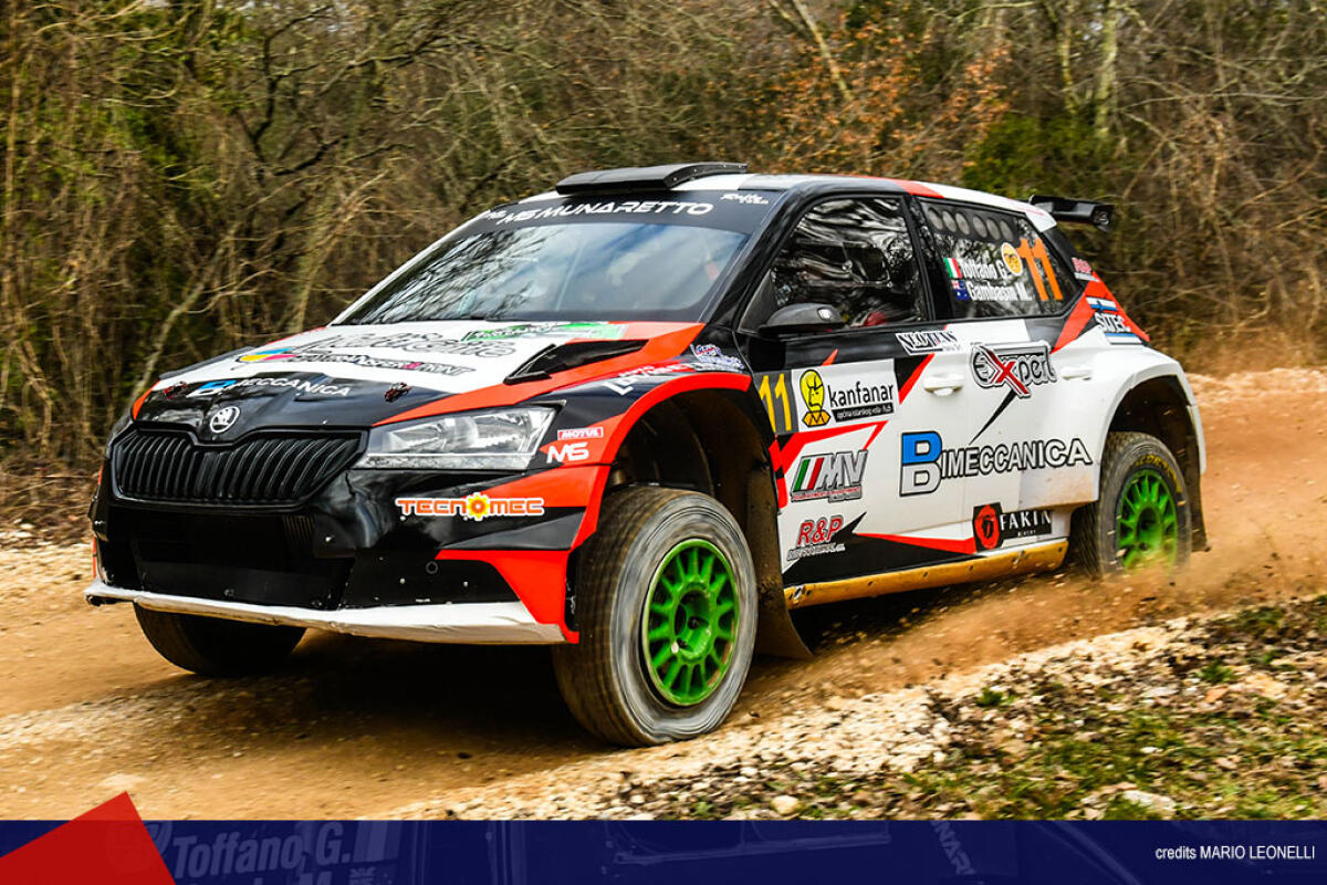 Toffano debutta sulla Fabia RS al San Martino - 