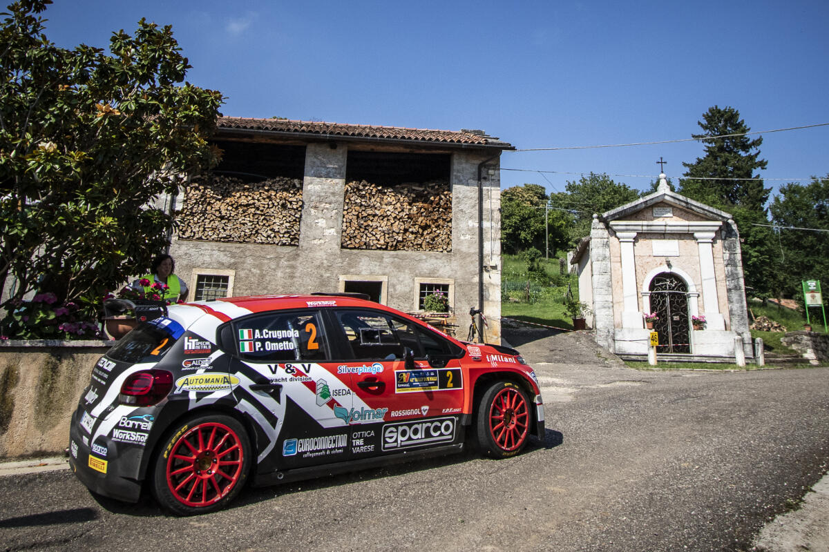 Crugnola-Ometto al comando del Rally Due Valli - 