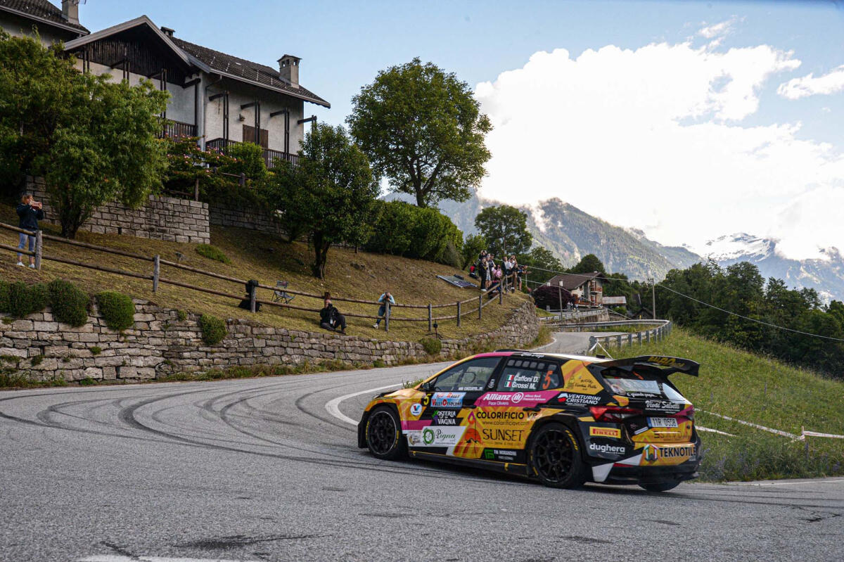 Nona vittoria di Davide Caffoni al Rally Valli Ossolane - 