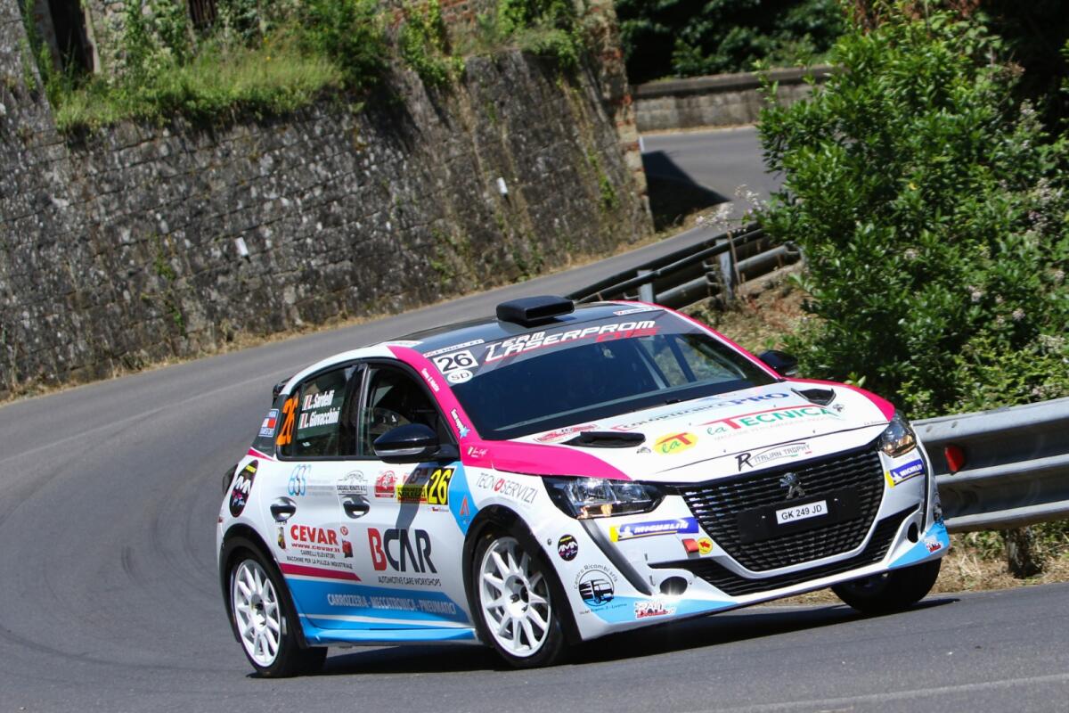 Laserprom 015 sul secondo gradino del podio “scuderie”   del Rally di Reggello - 