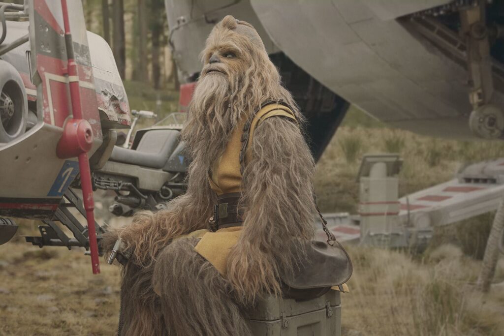 Il jedi wookiee Kelnacca nell'episodio