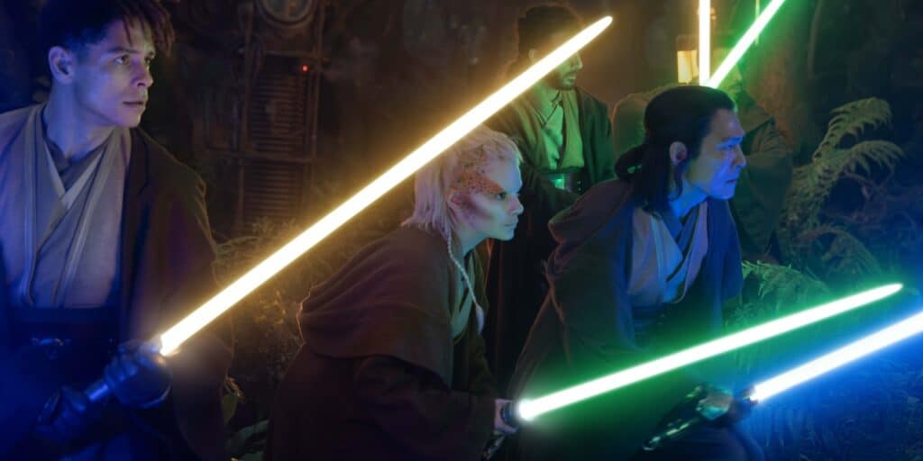 I jedi alla carica contro il Force user oscuro