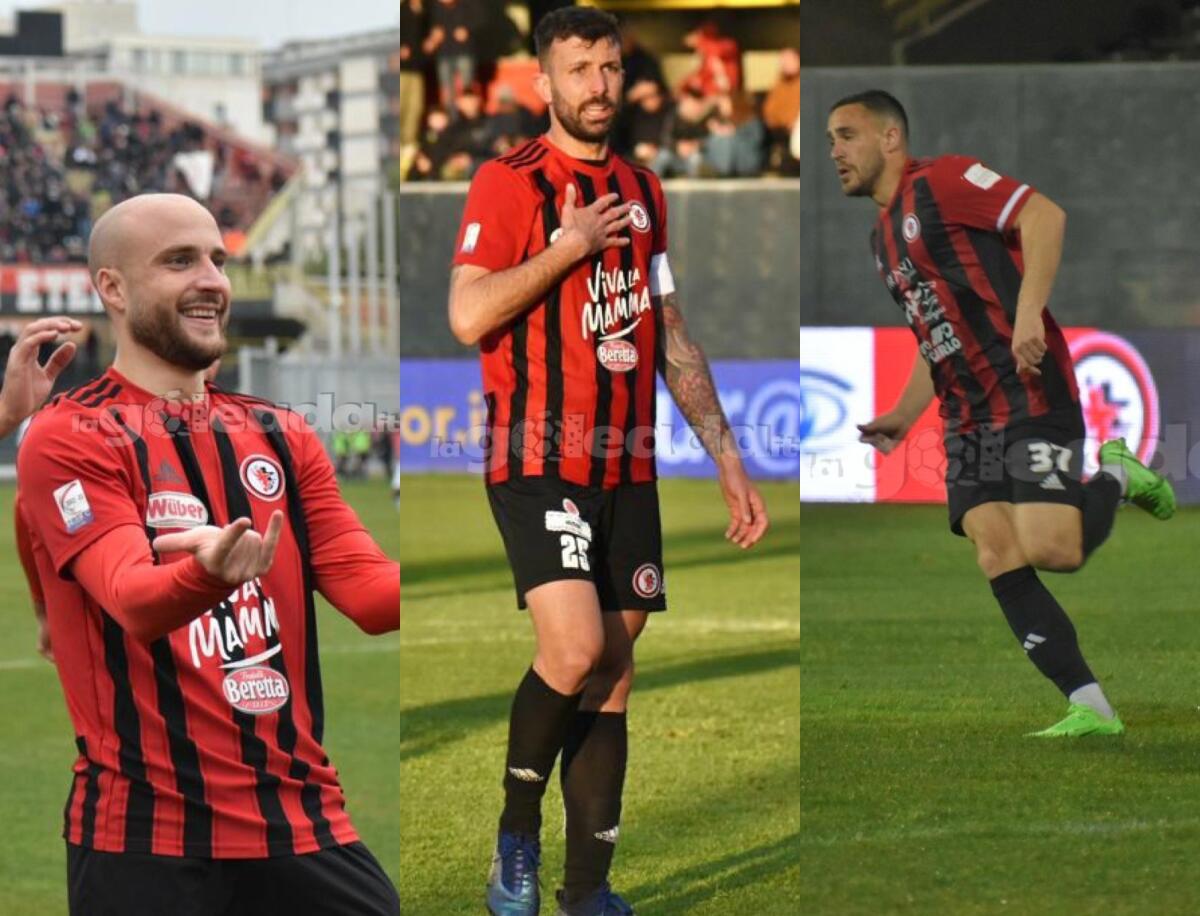 Serie C, si movimenta il mercato nel girone C - Immagine in evidenza: Filippo Costa, Davide Petermann e Luca Gagliano - crediti (di tutte e tre): foto di Luigia Spinelli (RIPRODUZIONE VIETATA)