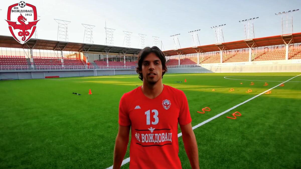 Foggia, il punto sugli affari Zličić e Lescano - Immagine in evidenza: Lazar Zličić - crediti foto: canale ufficiale YouTube Fudbalski klub Voždovac (frame da video)