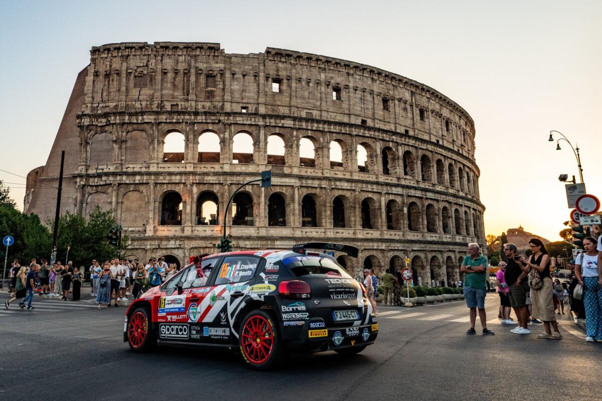 Crugnola-Ometto imperatori al Rally di Roma, è poker nel CIAR - 