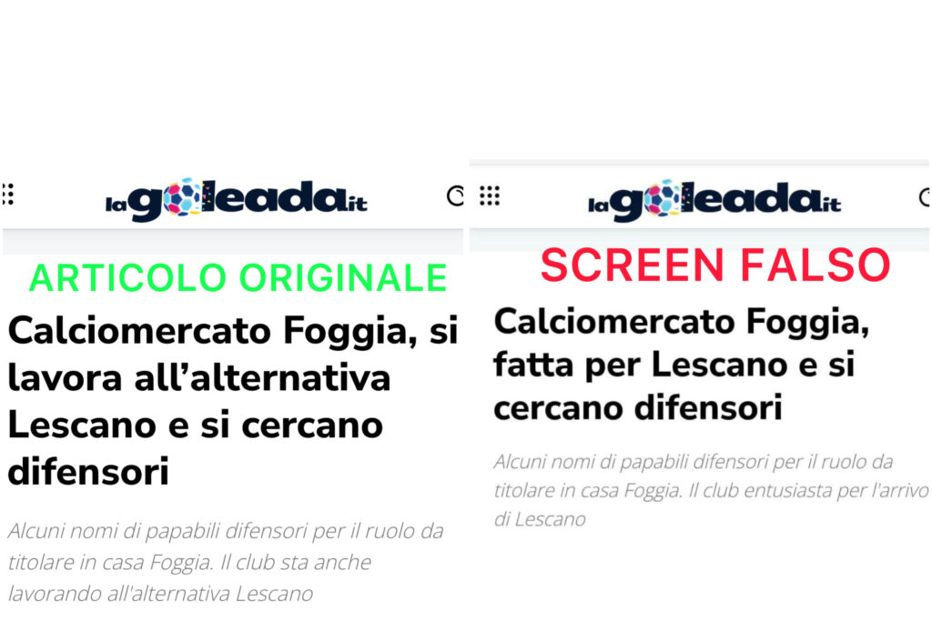 Cosa devi fare se trovi uno screenshot sospetto col nostro logo in una chat?