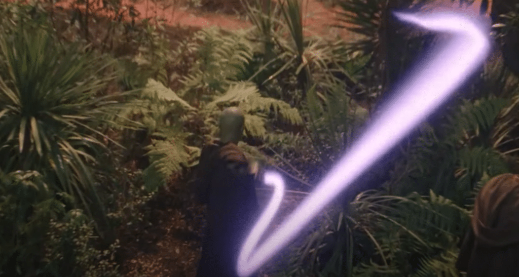 Vernestra usa la sua frusta laser