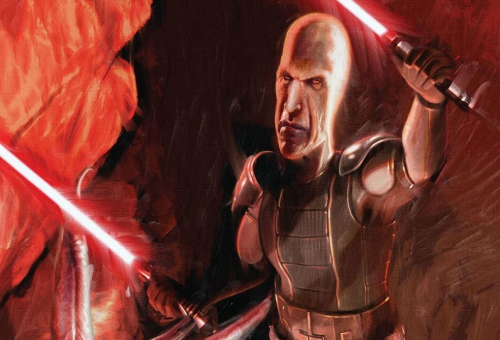 Darth Plagueis su Bal'demnic dopo aver ucciso il suo Maestro