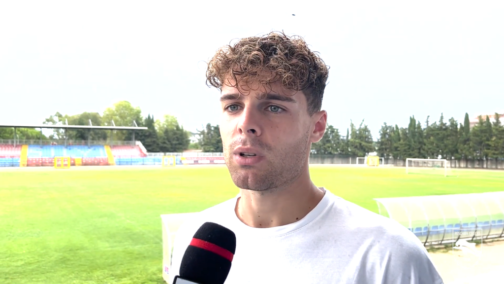 Immagine in evidenza: Edoardo Vergani - crediti foto: canale ufficiale YouTube Pescara Calcio (frame da video)