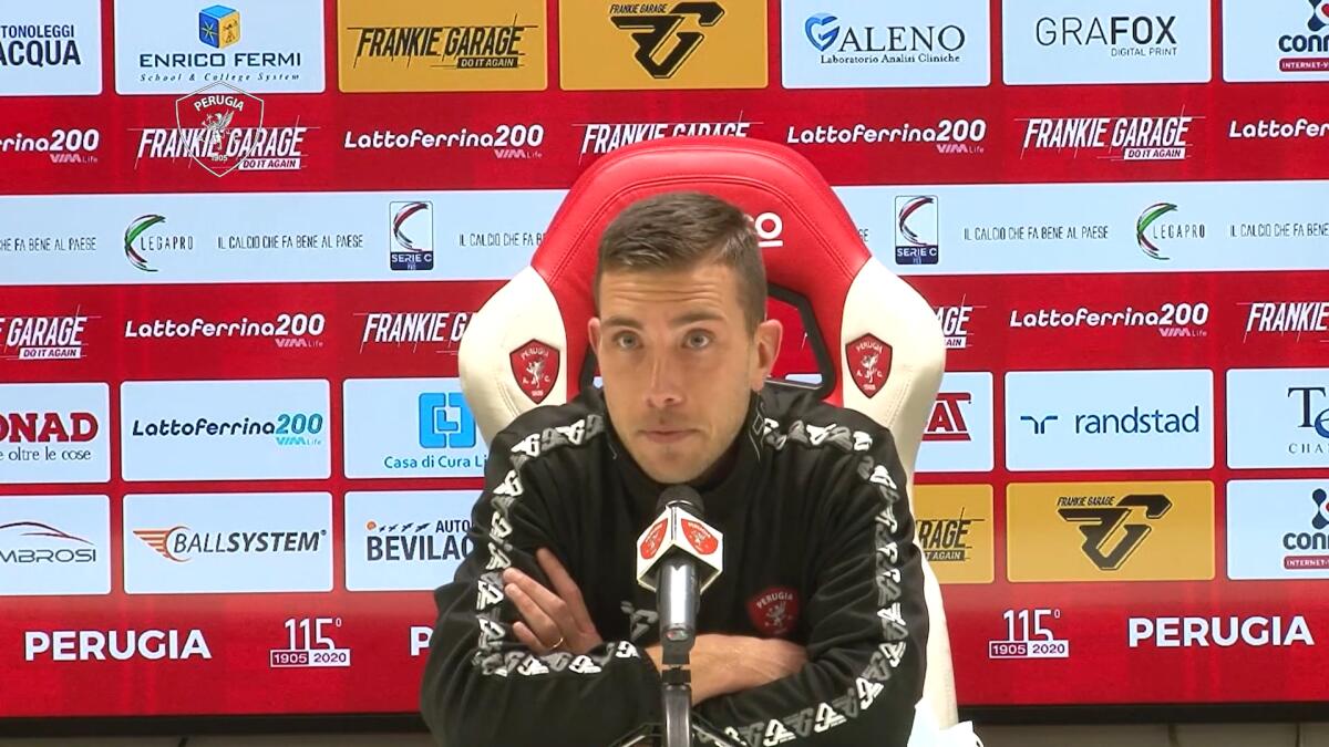 Perché Murano non potrà giocare le prime due col Foggia? - Immagine in evidenza: Jacopo Murano - crediti foto: canale ufficiale YouTube Perugia Calcio (frame da video)