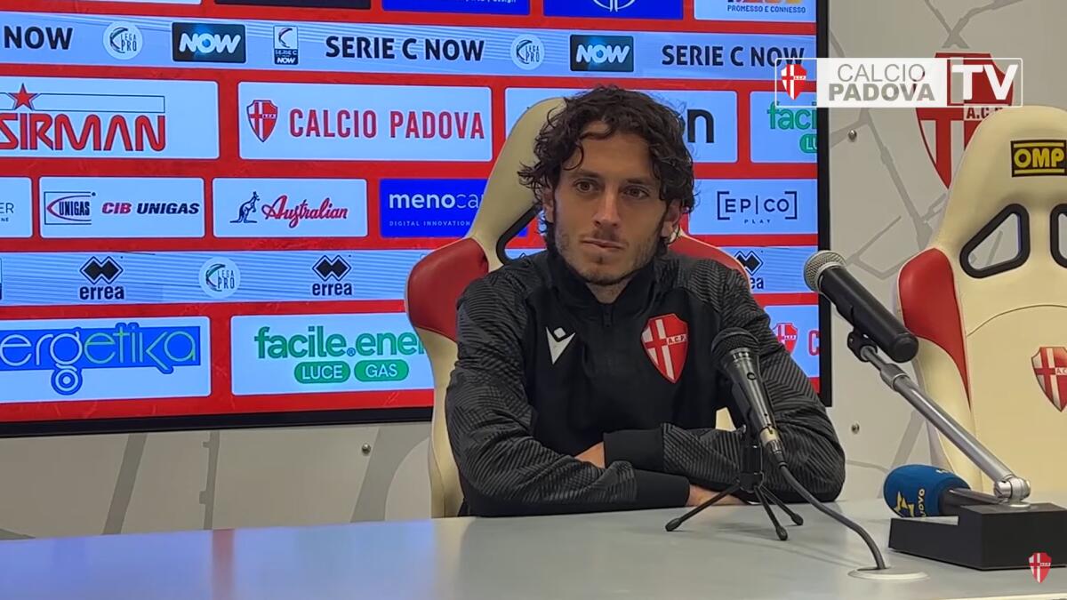 Il Foggia spinge per Dezi: concorrenza della Torres - Immagine in evidenza: Jacopo Dezi - crediti foto: canale ufficiale YouTube Calcio Padova (frame da video)