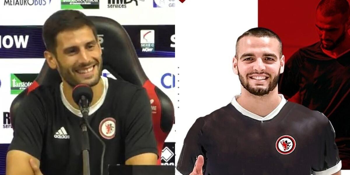 Foggia, Carillo e Marzupio in ripresa: "Che bello tornare" - Immagine in evidenza: Luigi Carillo e Manuel Marzupio - crediti foto (rispettivamente): pagina ufficiale Facebook (frame da video) e sito ufficiale Calcio Foggia 1920