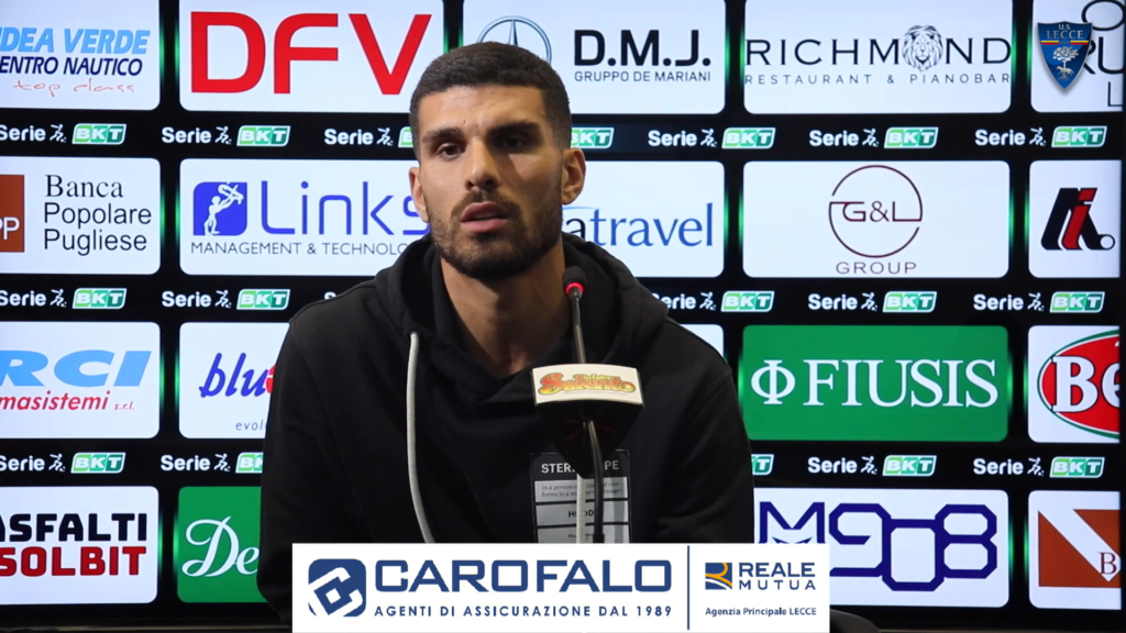 Immagine in evidenza: Mario Gargiulo - crediti foto: canale ufficiale YouTube U.S. Lecce (frame da video)