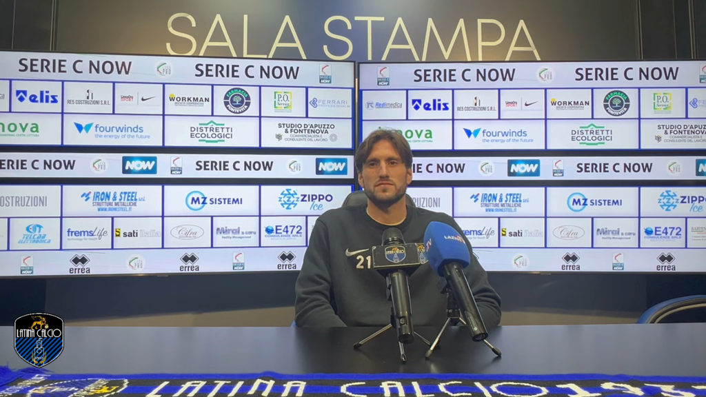 Immagine in evidenza: Davide Mazzocco - crediti foto: canale ufficiale YouTube Latina Calcio (frame da video)