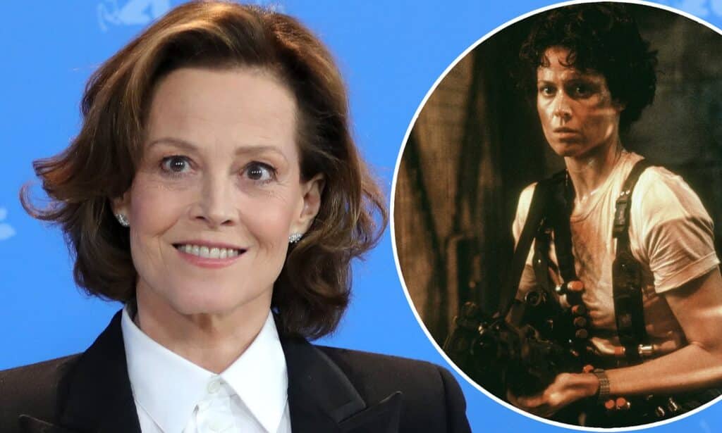 La leggendaria Sigourney Weaver.Da: daily mail